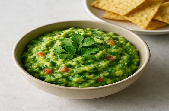 Guacamole with cilantro